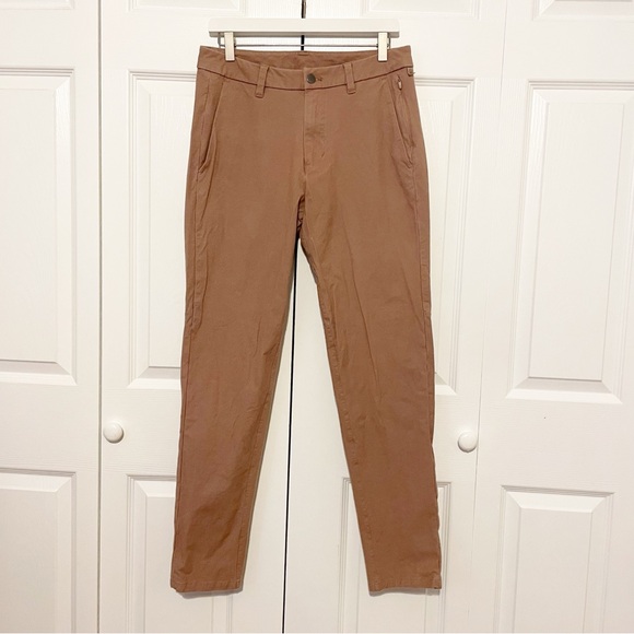 Lululemon Commission Pants Size 30 Slim 32" Length *Clay Earth Dye Cotton - Picture 2 of 9